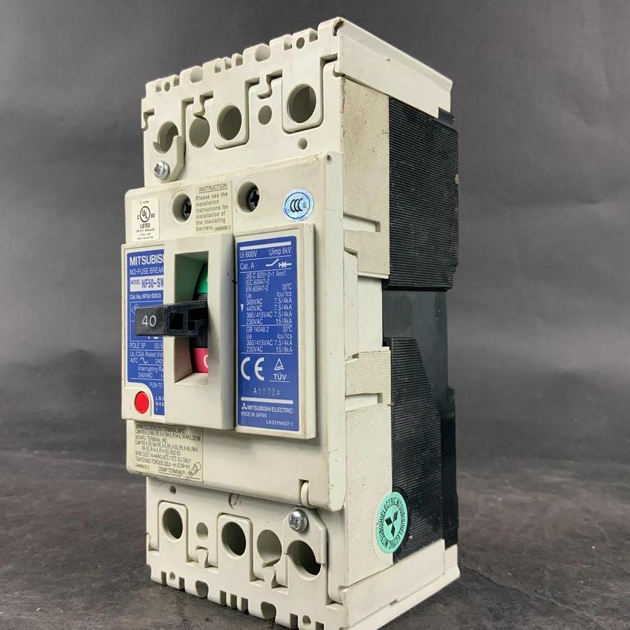 Used MITSUBISHI NF50-SWU3-040 CIRCUIT BREAKER ($40 OBO)