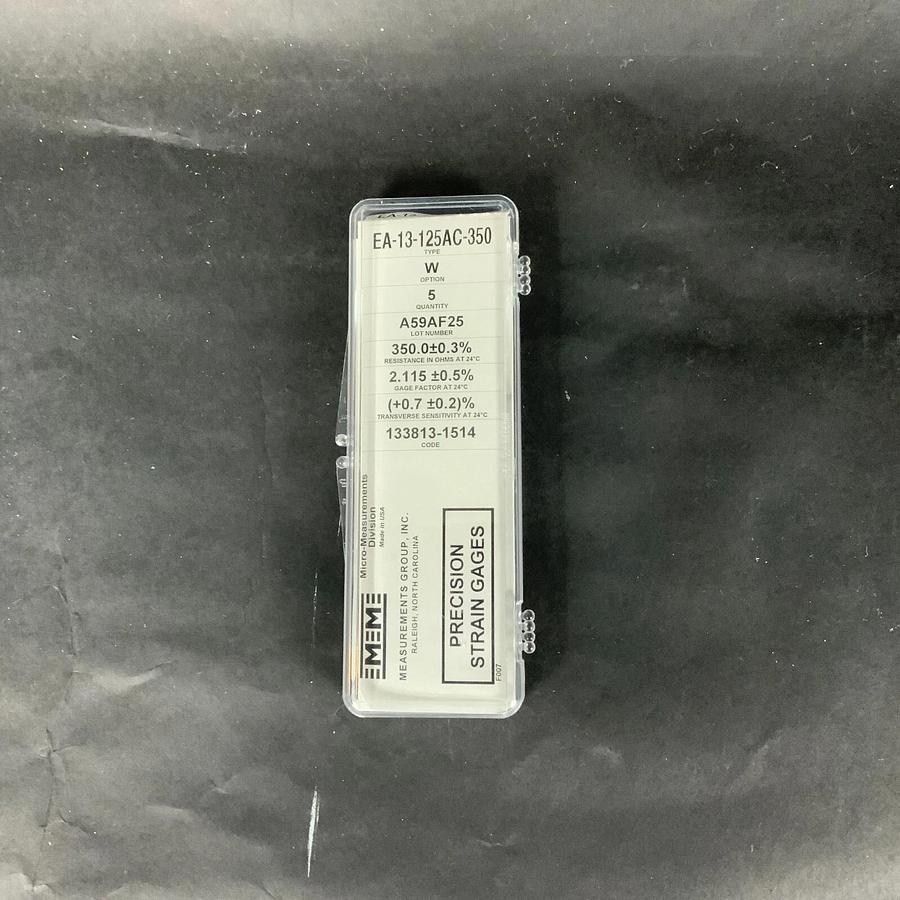MICRO-MEASUREMENTS EA-13-125AC-350 PRECISION STRAIN GAUGE - LOT OF 2 ($10 OBO)