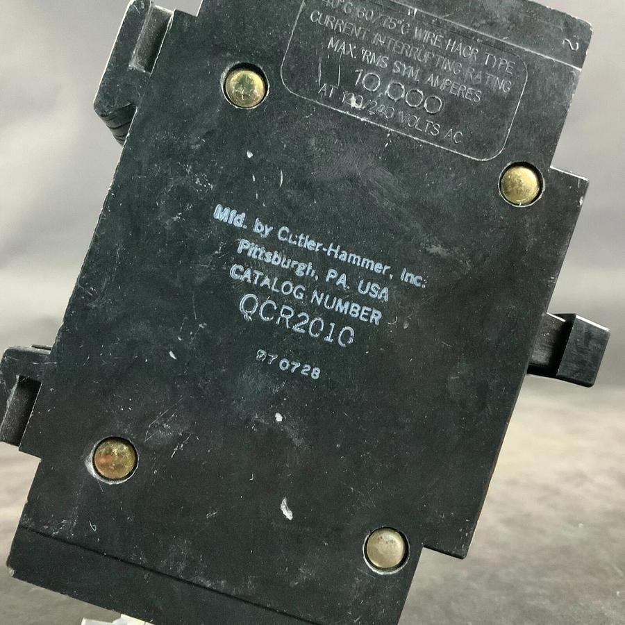 Used CUTLER HAMMER QCR2010 CIRCUIT BREAKER ($45 OBO)