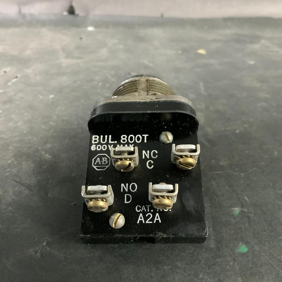 Used ALLEN BRADLEY BUL.800T BLACK PUSHBUTTON ($25 OBO)