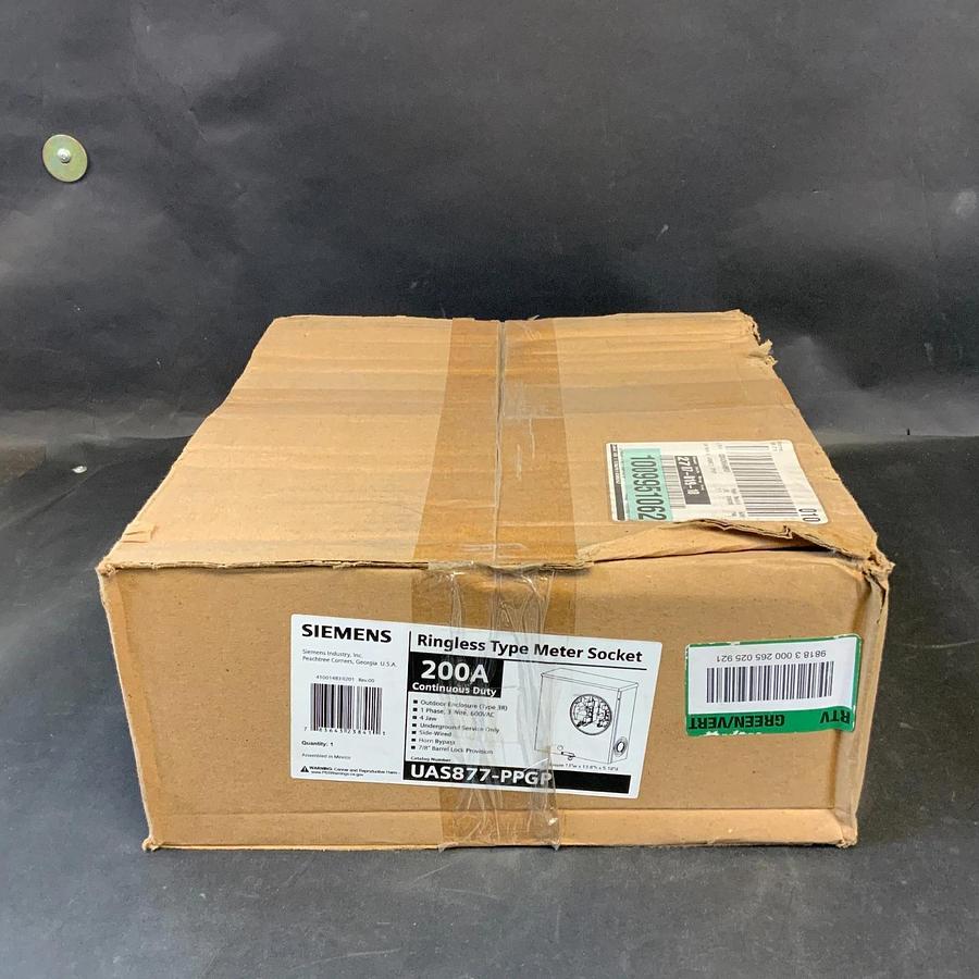 SIEMENS UAS877-PPGP RINGLESS METER SOCKET ($70 OBO)