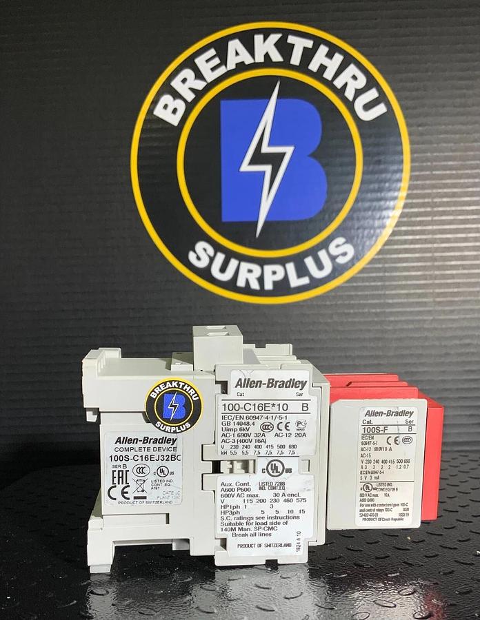 Used ALLEN BRADLEY 100S-C16EJ32BC ($94.99/EACH OBO)