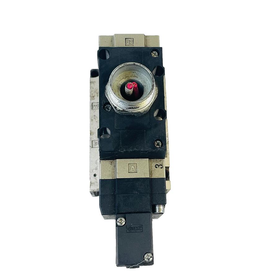 Used SMC VFS4310-3E-04N SOLENOID VALVE PNEUMATIC INDUSTRIAL CONTROL REFURBISHED