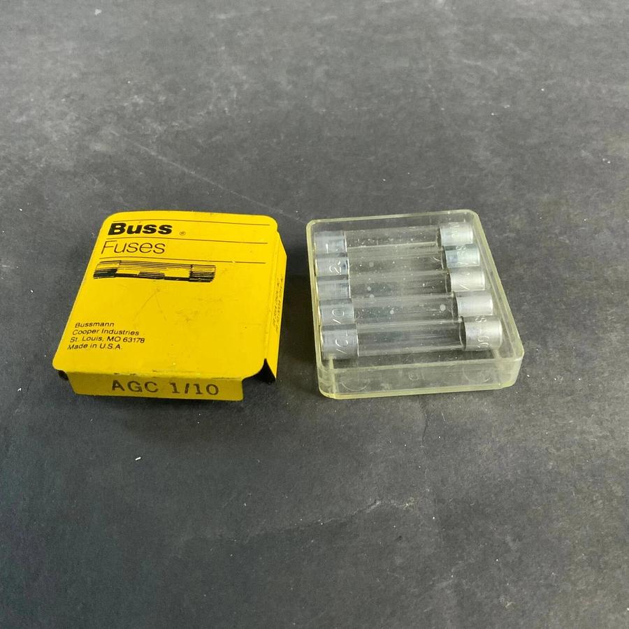Used BUSSMANN AGC- 1/10 FUSE - SET OF 5 ($6.50 OBO)