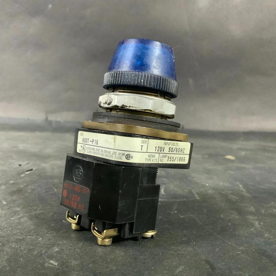 Used ALLEN BRADLEY 800T-P16 BLUE PILOT LIGHT ($30 OBO)