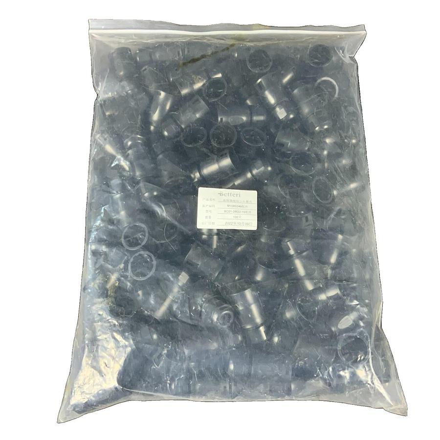BETTERI BC01-3M22-15 AC MALE CONNECTOR 25A IP68 2+PE SINGLE PHASE LOT OF 100