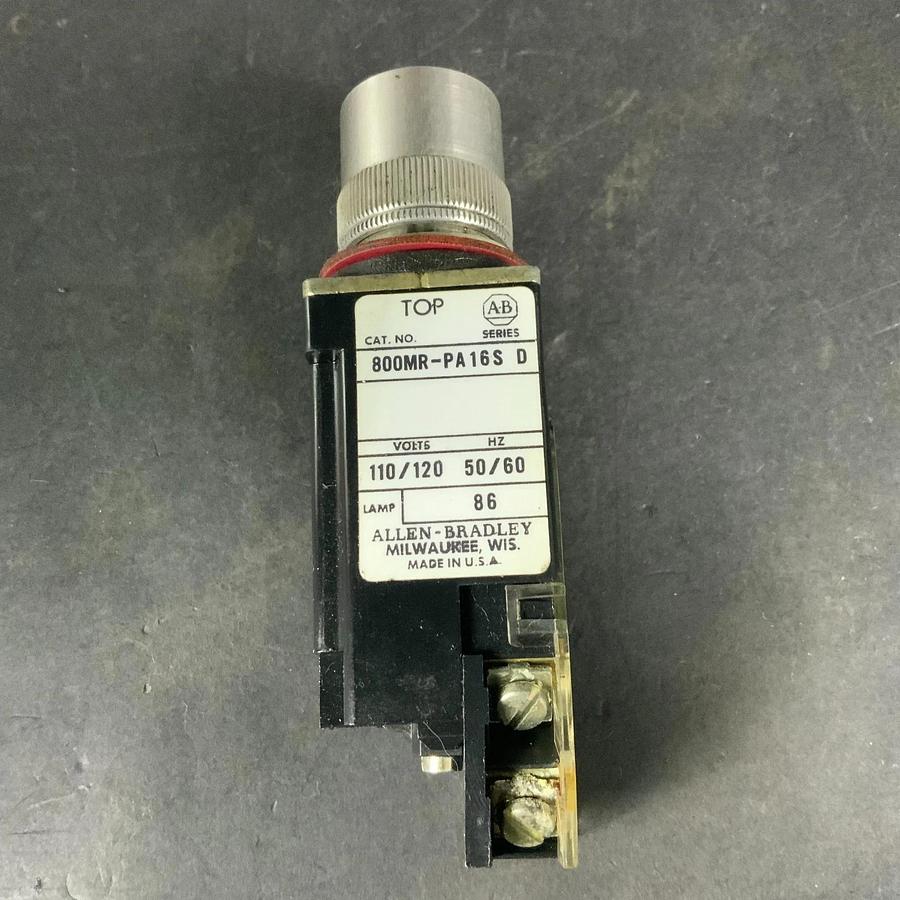 Used ALLEN BRADLEY 800MR-PA16S RED PILOT LIGHT ($20 OBO)