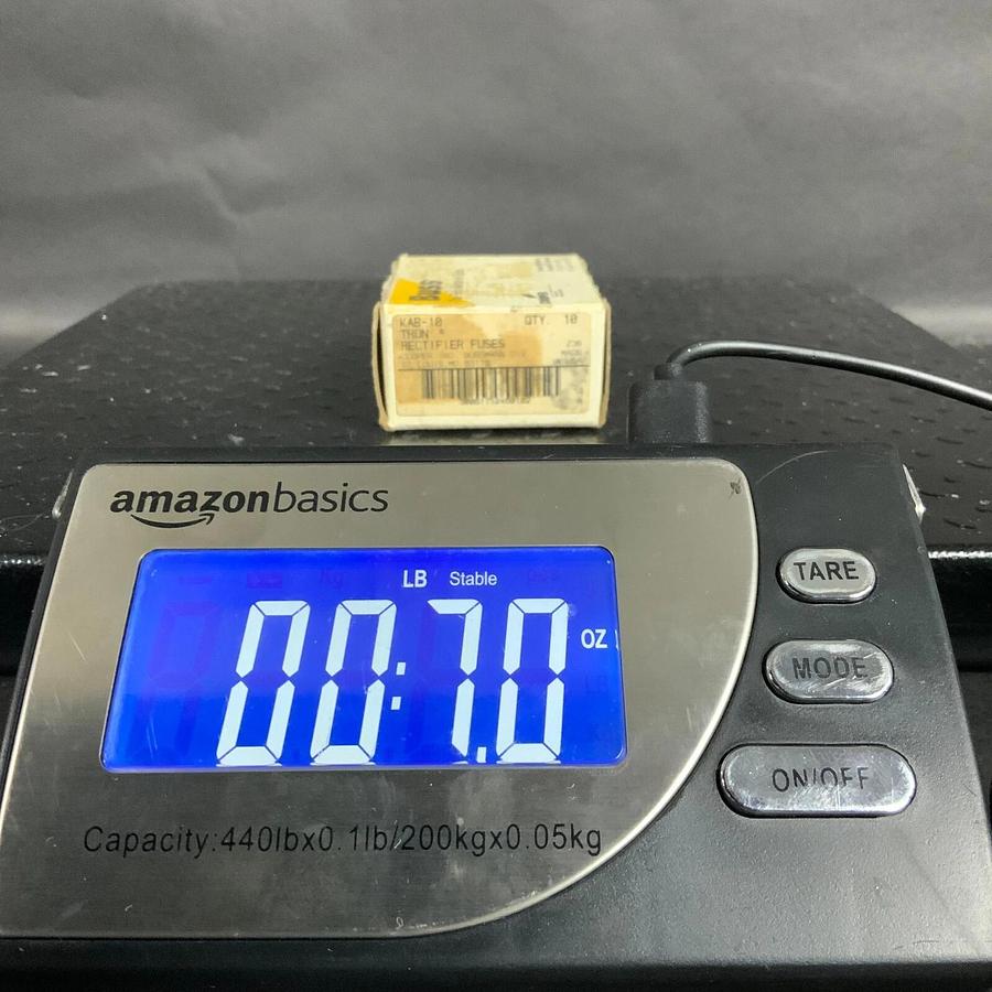 Used BUSSMANN KAB-10 RECTIFIER FUSE - BOX OF 10 ($40 OBO)