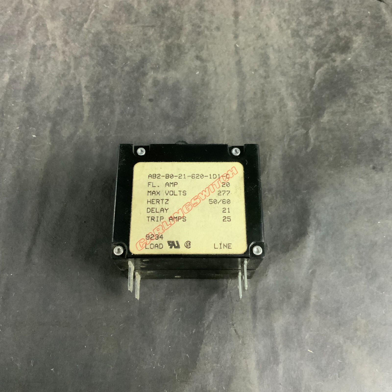 CARLING SWITCH - CIRCUIT BREAKER - AB2-B0-21-620-1D1-C ($12 OBO)