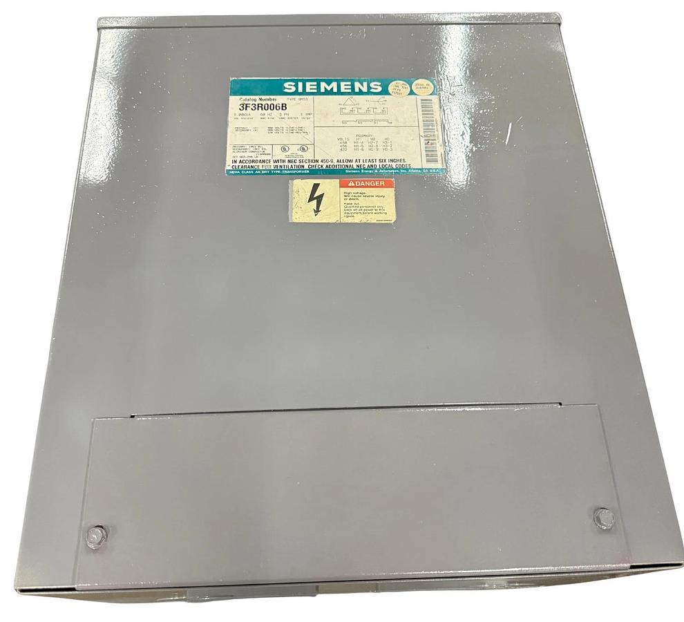 Refurbished Siemens - 3F3R006B - 6.00kVA Transformer ($500 OBO)
