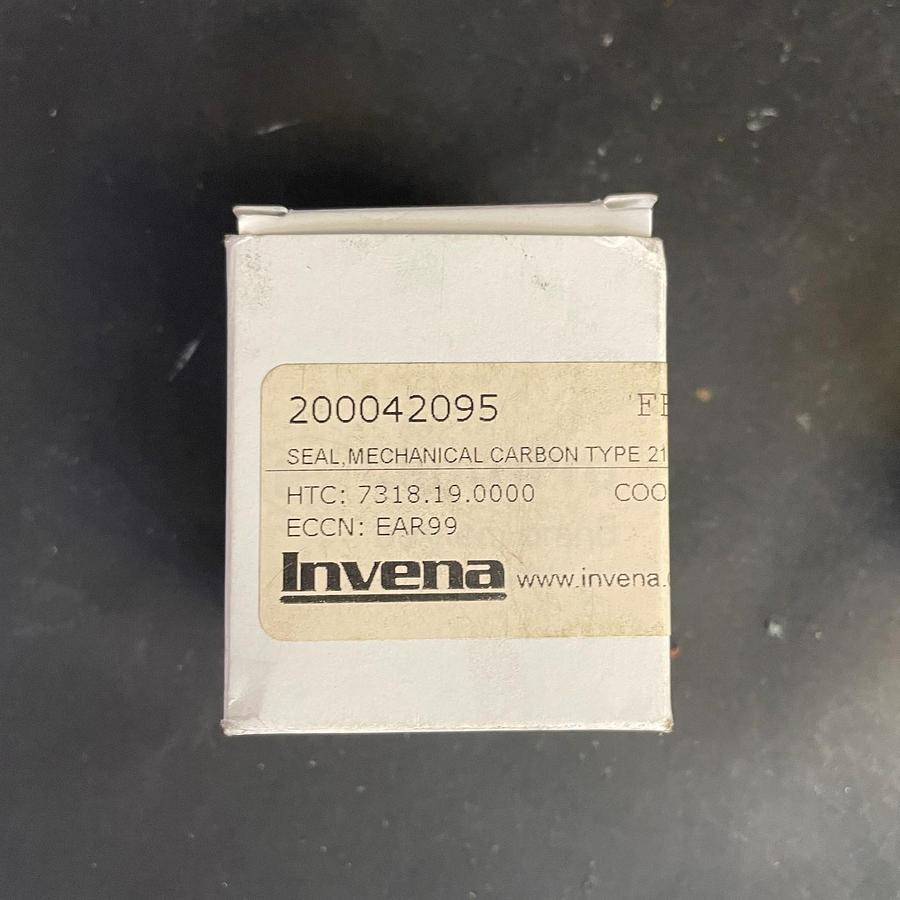 Used INVENA 305CP MECHANICAL SEAL CARBON TYPE 21 PUMP SEAL KIT INDUSTRIAL OEM