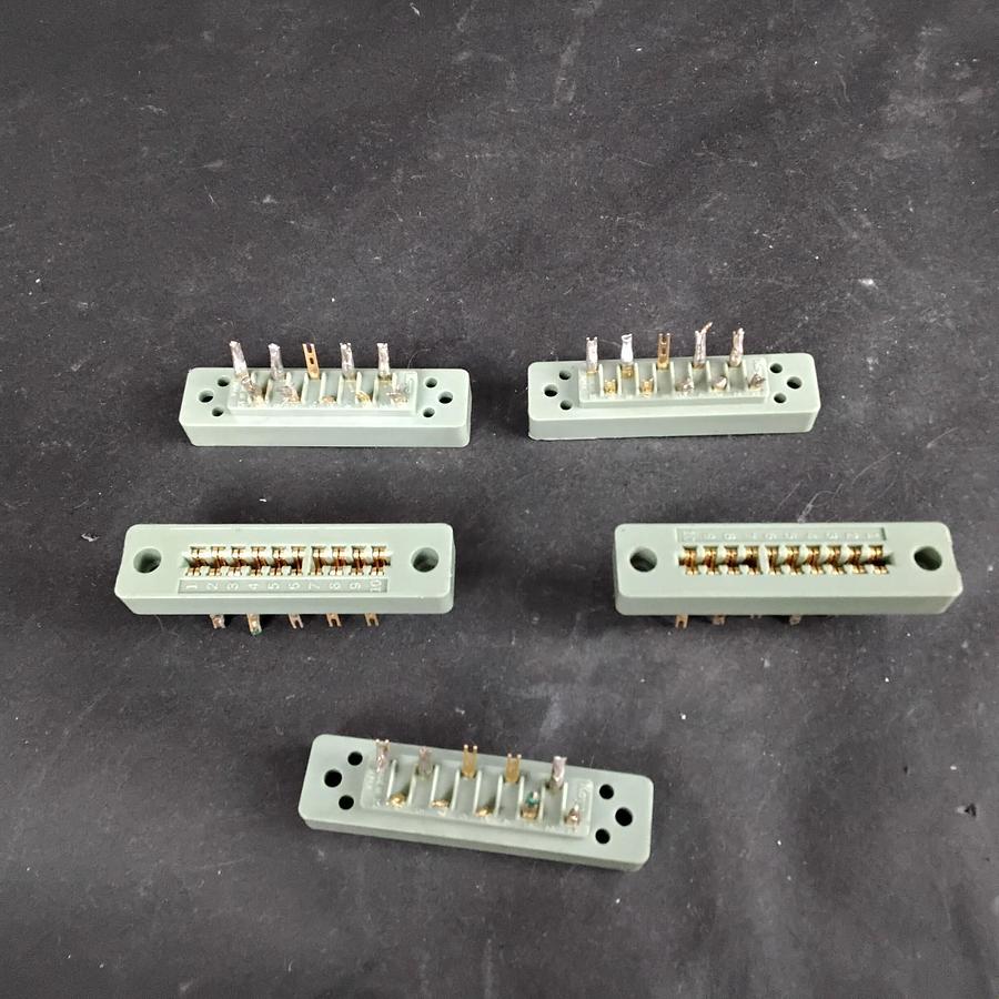 Used KOYO ELECTRONICS 10 PIN INDUSTRIAL CONNECTORS- GROUP OF 5 ($14 OBO)