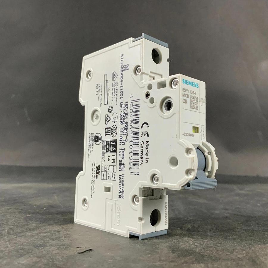 Used SIEMENS 5SY4106-7 C6 CIRCUIT BREAKER ($20 OBO)