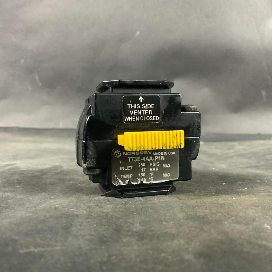Used NORGREN T73E-4AA-P1N SHUT OFF VALVE ($15 OBO)