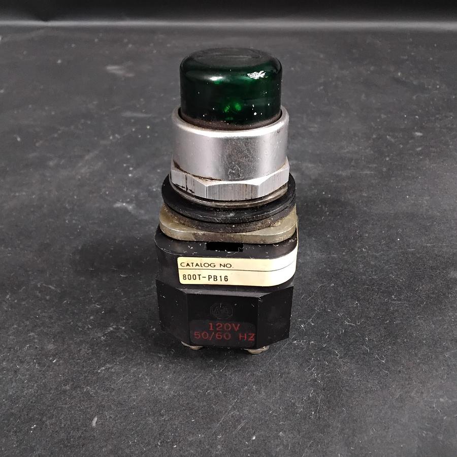 Used ALLEN BRADLEY 800T-PB16 SERIES N GREEN PUSHBUTTON ($15 OBO)