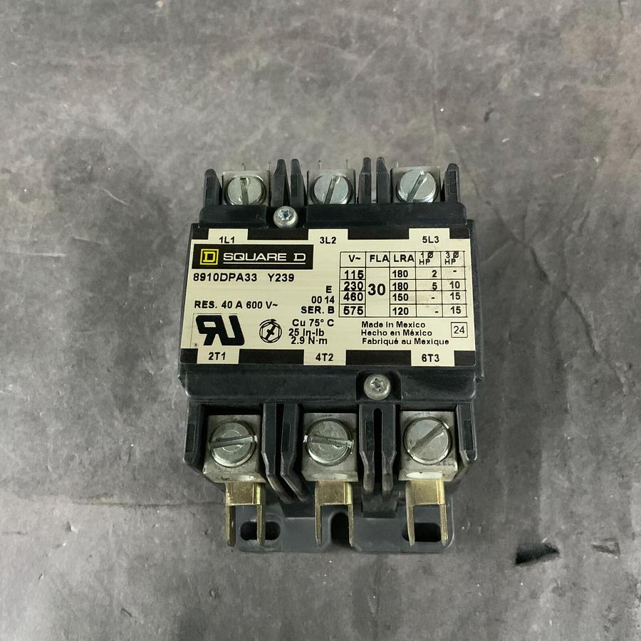 Used SQUARE D 8910DPA33 CONTACTOR ($35 OBO)