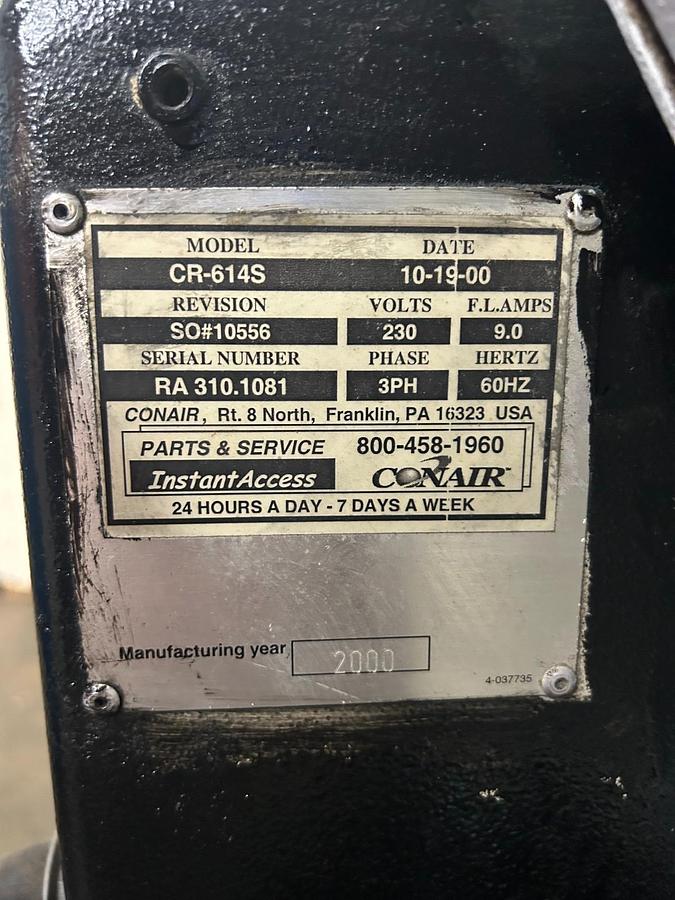 Used SOLO CR-614S Granulator/Shredder - RECONDITIONED 2025