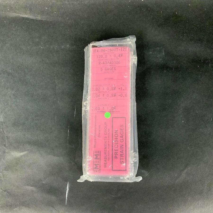 MICRO-MEASUREMENTS CEA-06-250UT-120 PRECISION STRAIN GAUGE - BOX OF 5 ($25 OBO)