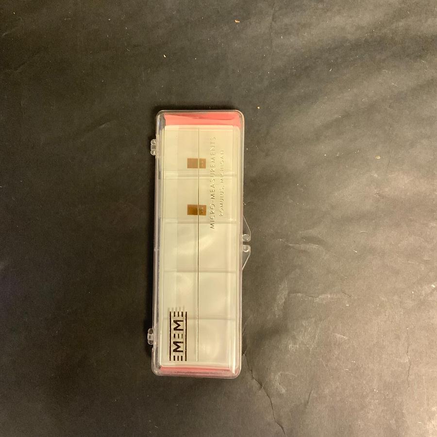 Used MICRO-MEASUREMENTS EA-06-125AD-120 PRECISE STRAIN GAUGE - LOT OF 2 ($10 OBO)