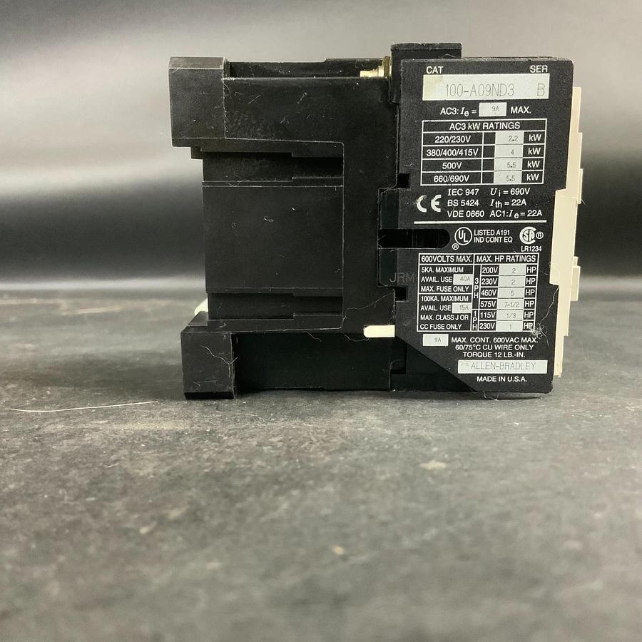Used ALLEN BRADLEY 100-A CONTACTOR A09 ($5 OBO)