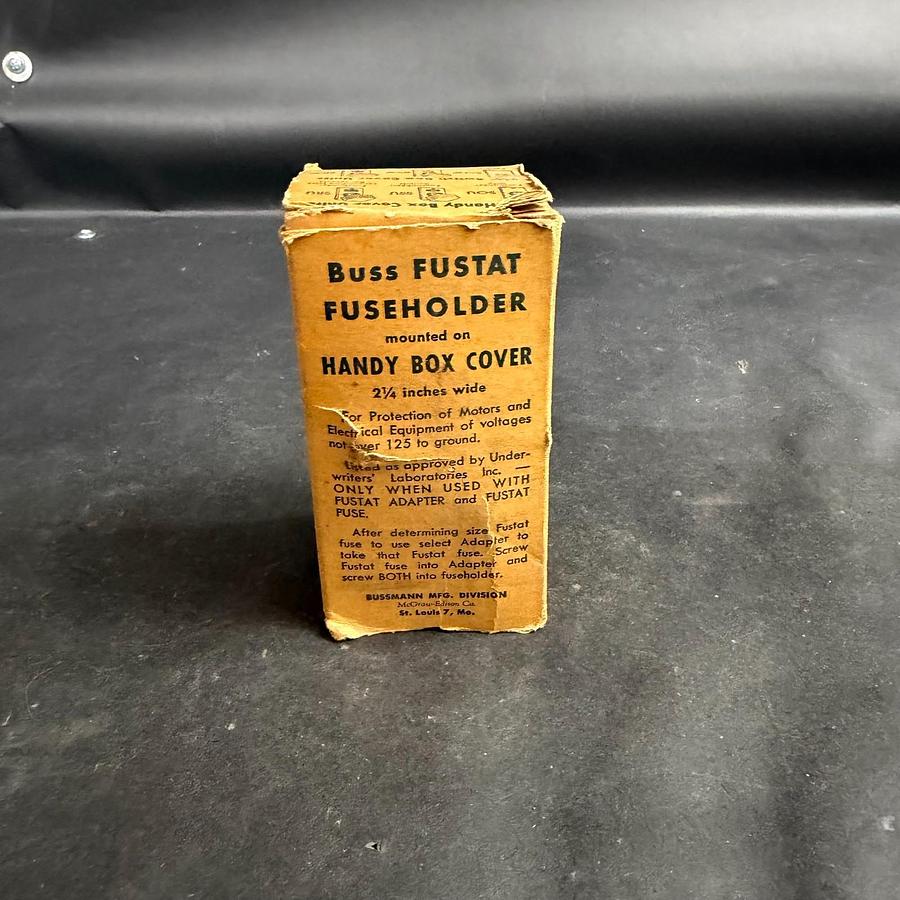 Used BUSSMANN FUSTAT BOX COVER ($15 OBO)