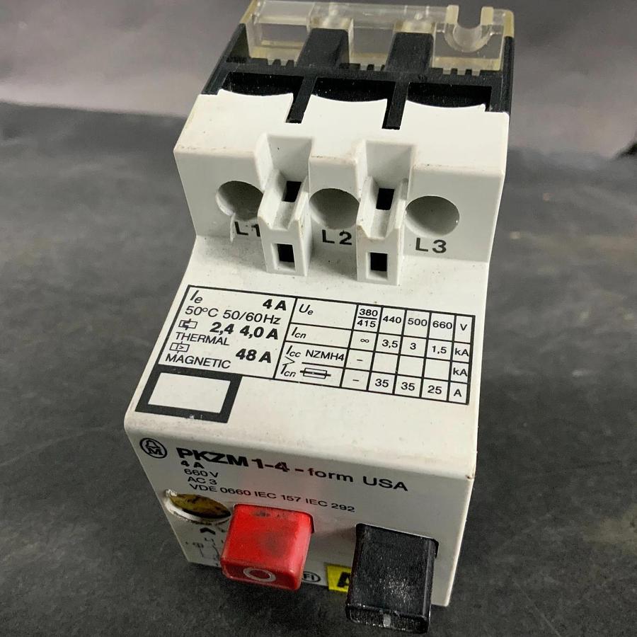 Used KLOCKNER MOELLER PKZM 1-4 MOTOR STARTER ($30 OBO)