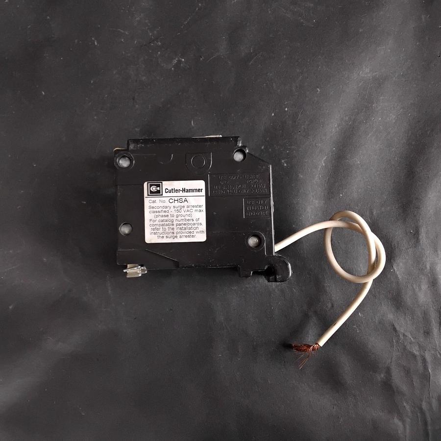 Used CUTLER-HAMMER CHSA SERIES A SECONDARY SURGE ARRESTER ($53 OBO)