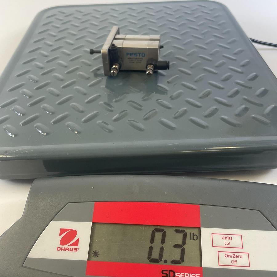 Used FESTO ADN-12-10-I-P-A P108 COMPACT DOUBLE-ACTING PNEUMATIC CYLINDER OEM