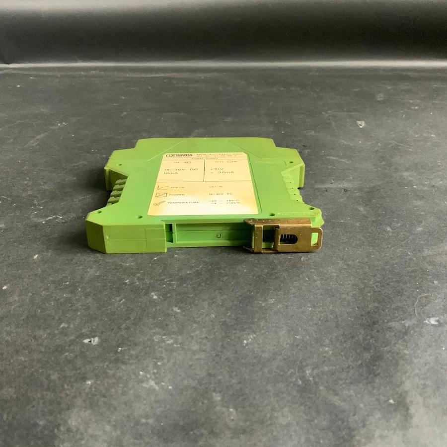 Used PHOENIX CONTACT MCR-PS-24DC/10DC CONTACT ISOLATOR ($16 OBO)