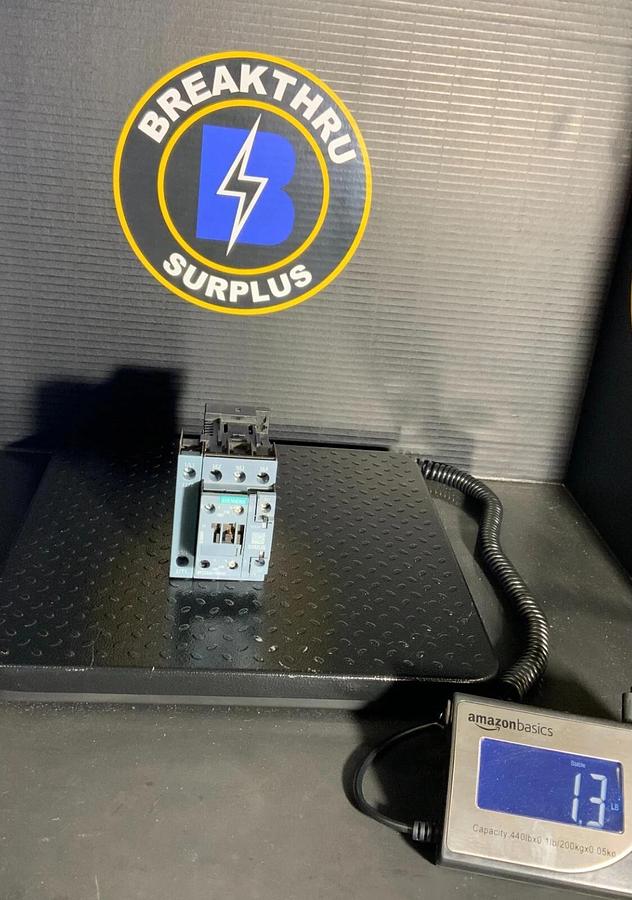 Used SIEMENS 3RT2026-1BB40 3POLE CONTACTOR W/ EXTRA CHANNEL ($15.99 OBO)