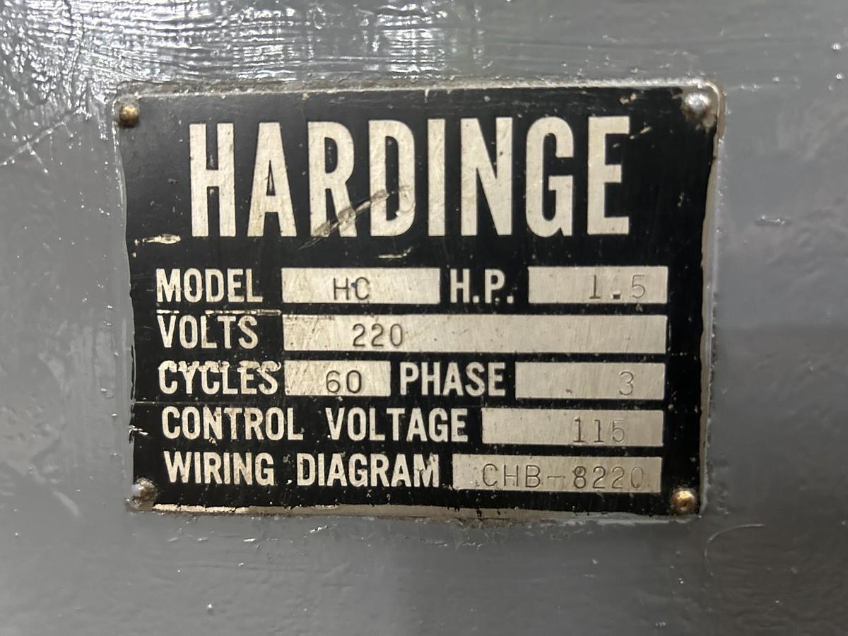 Used Hardinge HC Super Precision Chucking Lathe 1.5 HP 220V 3 Phase | Excellent |