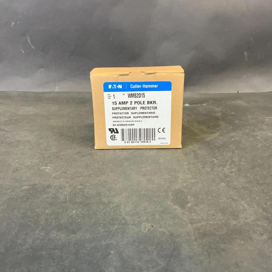 Used EATON WMS2D15 CIRCUIT BREAKER ($7 OBO)