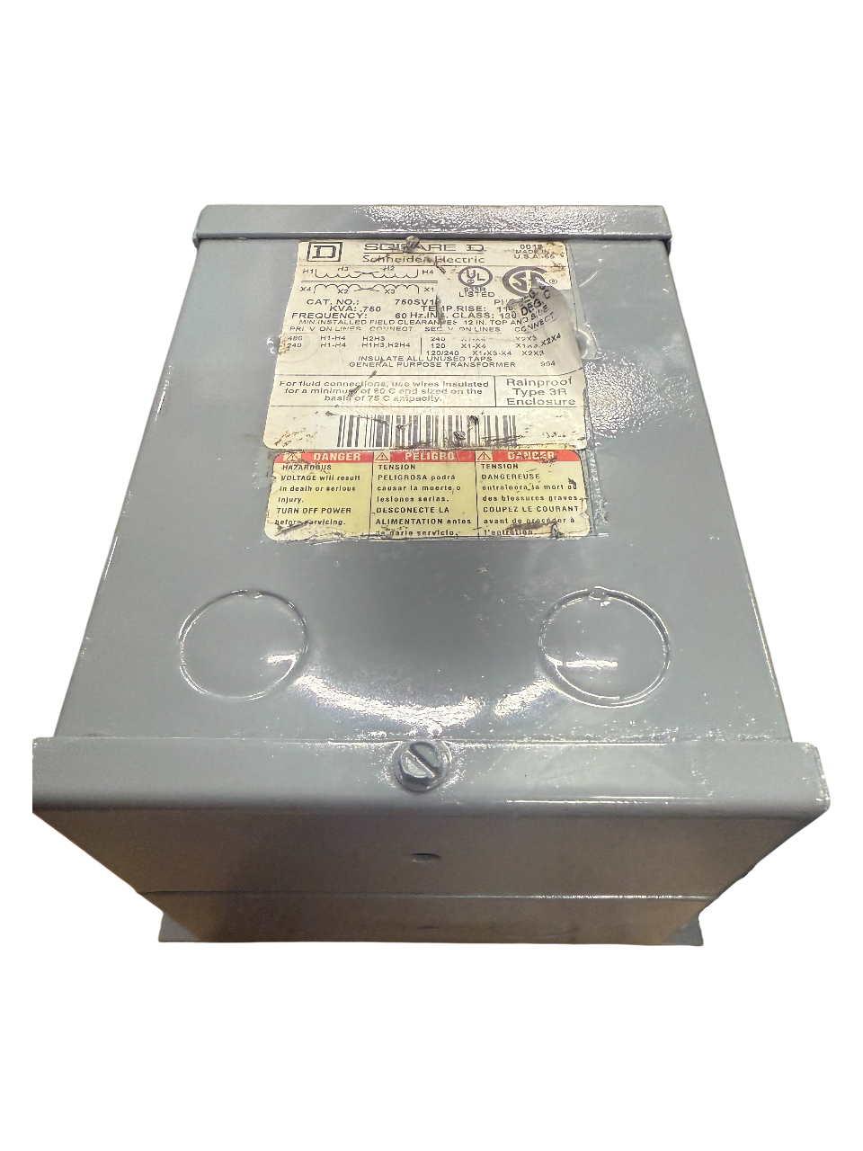 Used Square D CAT. NO. 760SV1F Transformer -  0.75 kVA - ($80 OBO)