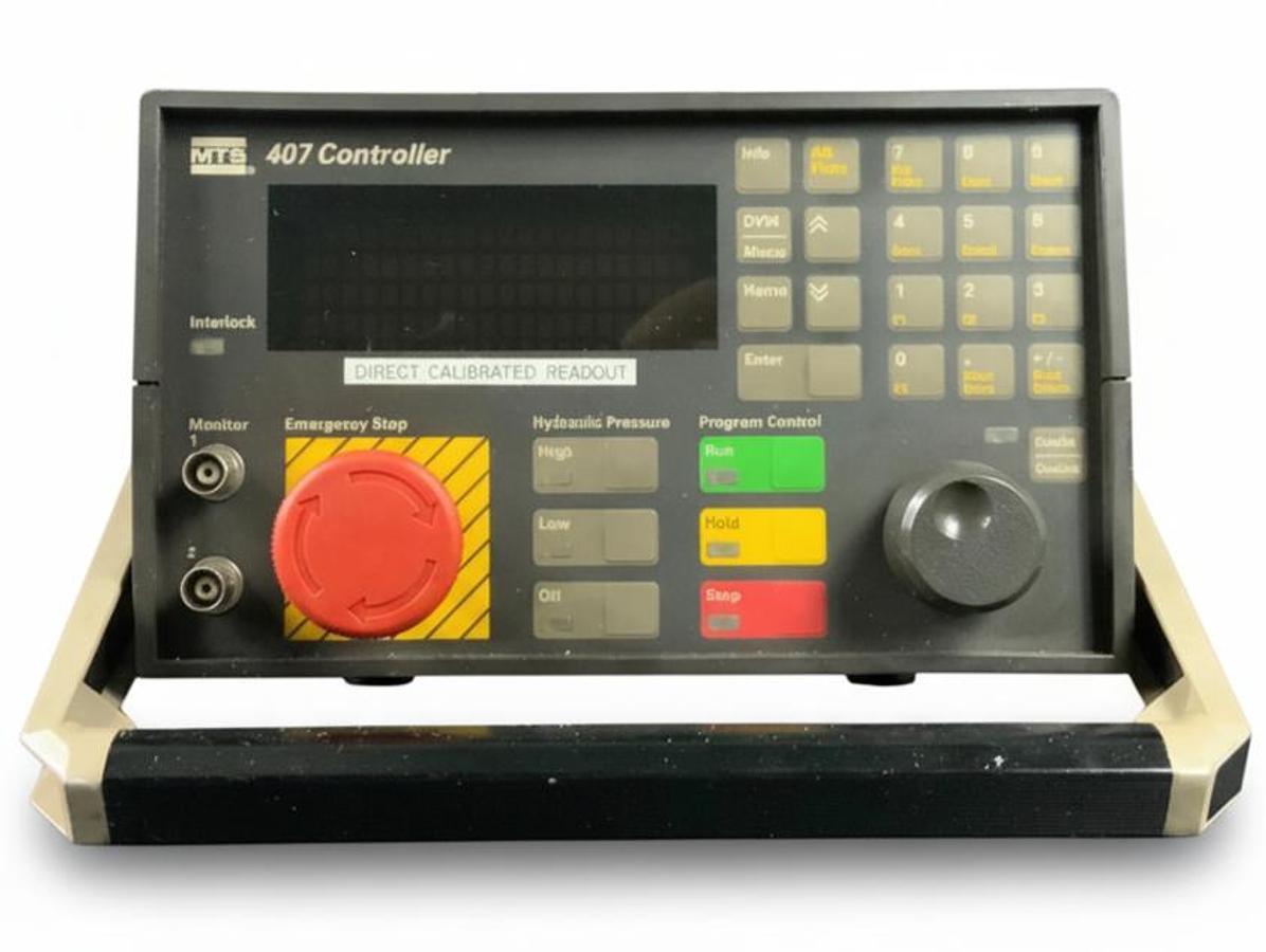 Used MTS 407 HYDRAULIC SERVO CONTROLLER SYSTEM MULTI MODULE REFURBISHED EXCELLENT