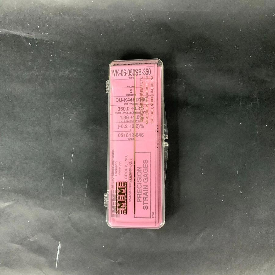 MICRO-MEASUREMENTS WK-06-050SB-350 PRECISION STRAIN GAUGE - LOT OF 2 ($10 OBO)