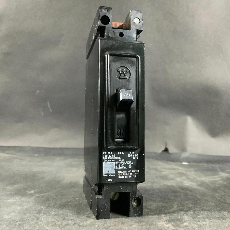 Used WESTINGHOUSE EB1030 CIRCUIT BREAKER ($25 OBO)