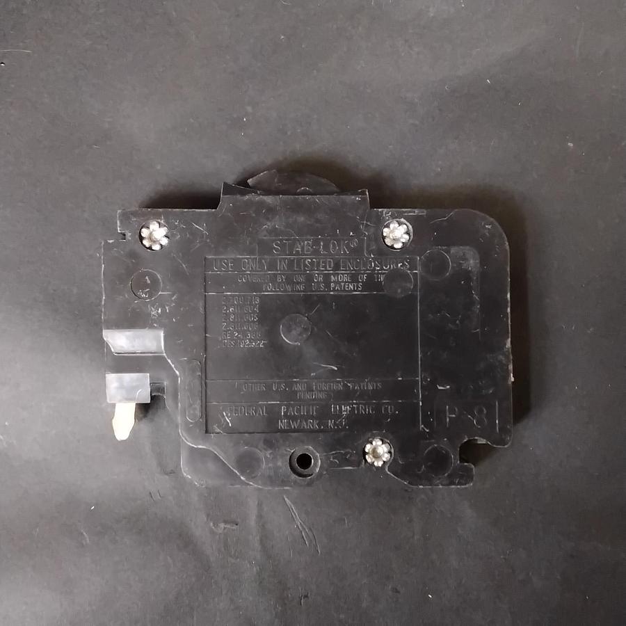 Used FEDERAL PACIFIC NC115 CIRCUIT BREAKER ($7 OBO)