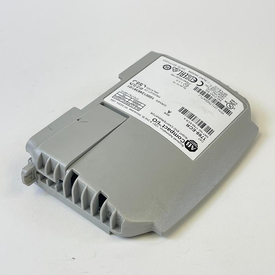 Used ALLEN BRADLEY 1769-ECR SERIES A COMPACT I/O RIGHT END CAP TERMINATOR INDUSTRIAL