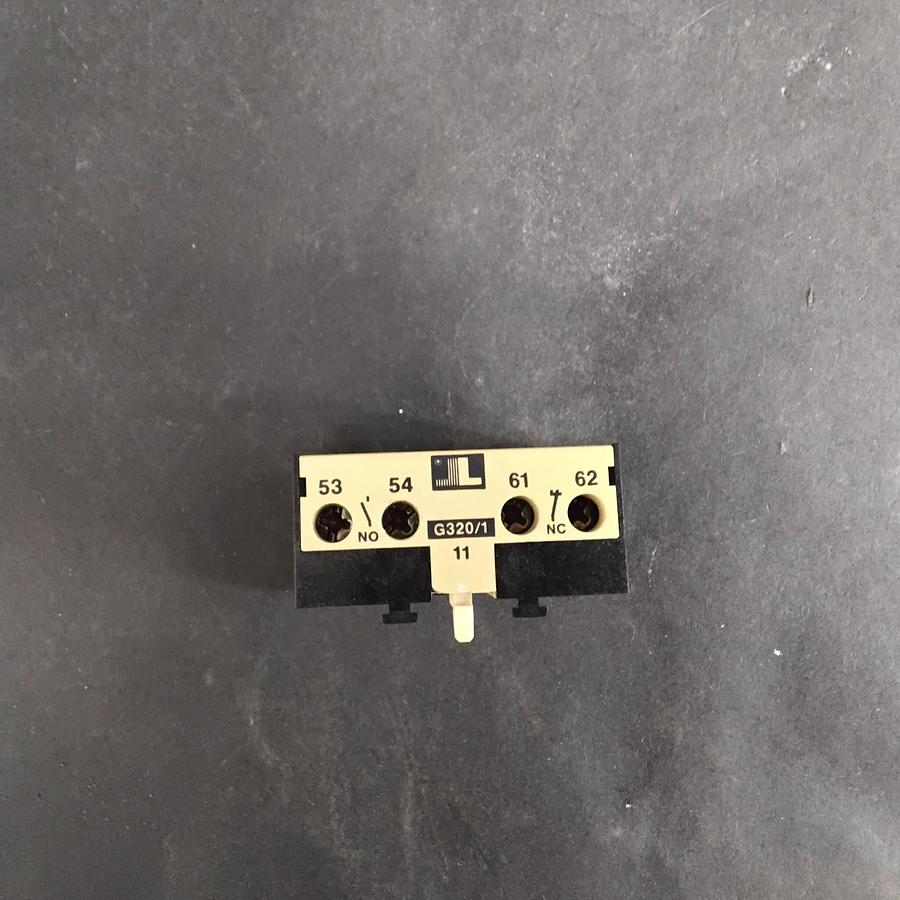 Used LOVATO ELECTRIC G320/1 INSTANTANEOUS AUXILIARY CONTACT ($3.50 OBO)