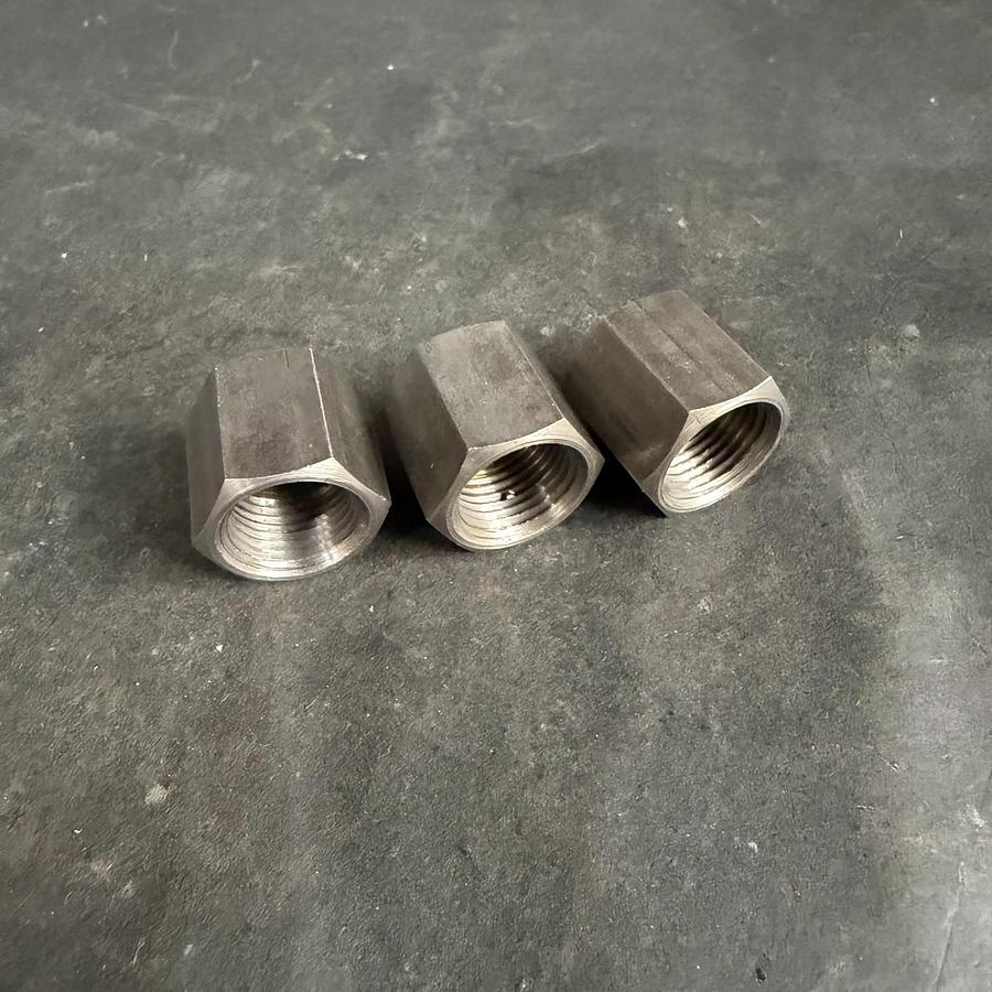 Used MSC 3/8” BLACK CAP - SET OF 3