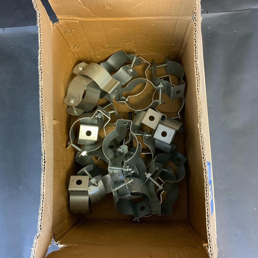 Used BRIDGEPORT 2150 2” CONDUIT HANGER - BOX OF 26 ($25 OBO)