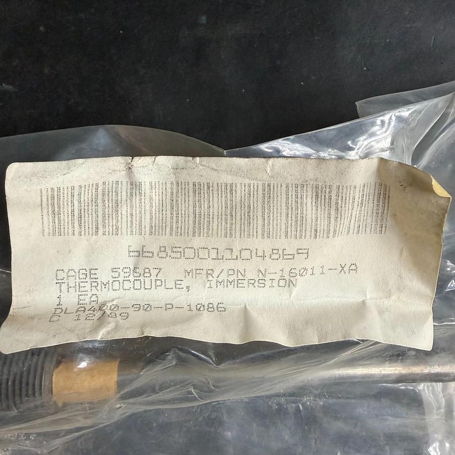 ALNOR N-16011-XA IMMERSION THERMOCOUPLE ($50 OBO)