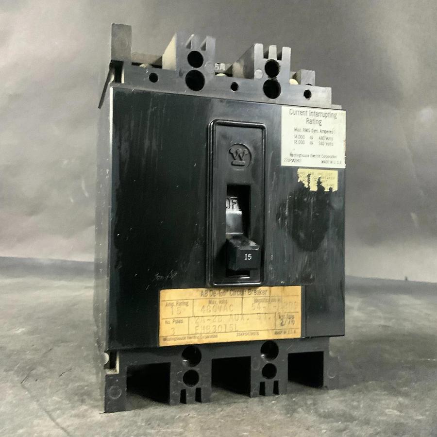 Used WESTINGHOUSE EHB3015L CIRCUIT BREAKER ($35 OBO)