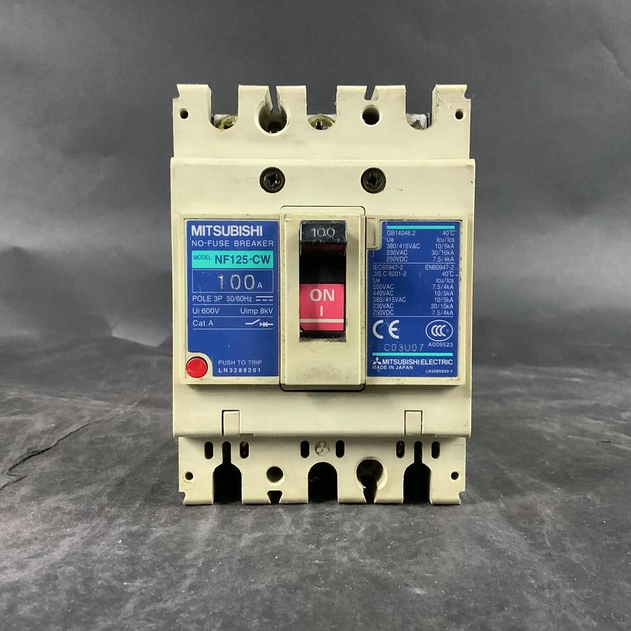 Used MITSUBISHI NF125-CW-100A CIRCUIT BREAKER ($100 OBO)