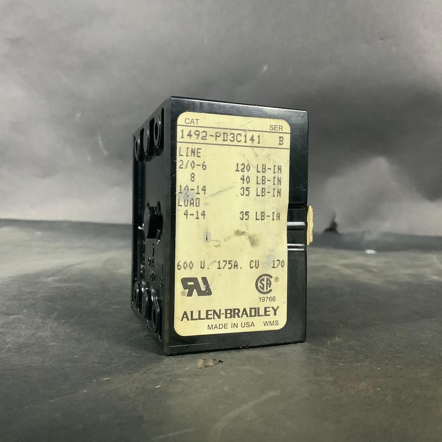 Used ALLEN BRADLEY 1492-PD3C141 SER B POWER DISTRIBUTION BLOCK ($40 OBO)