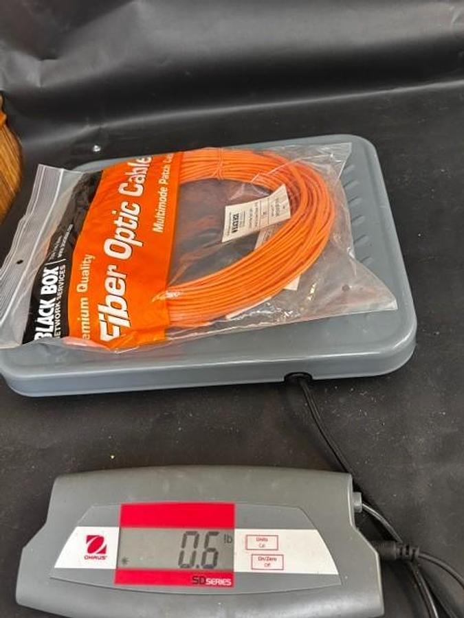 Used BLACK BOX EFP210-015M-STSC FIBER OPTIC CABLE ($17 OBO)
