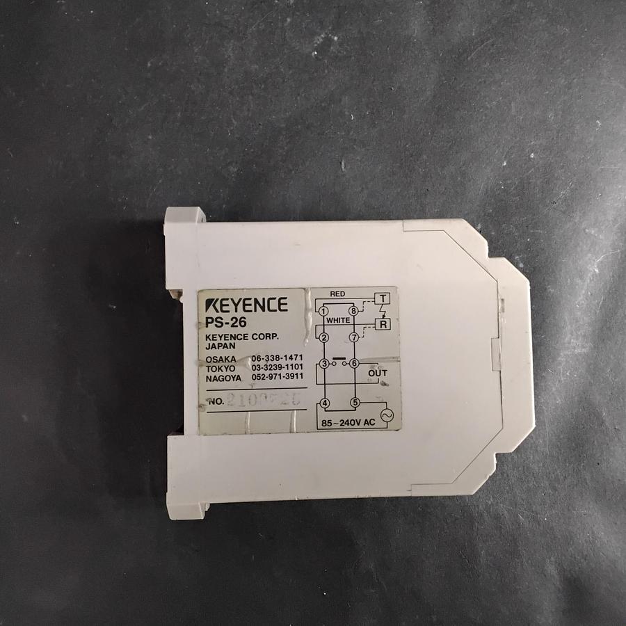 Used KEYENCE PS-26 PHOTOELECTRIC SENSOR AMPLIFIER ($10 OBO)