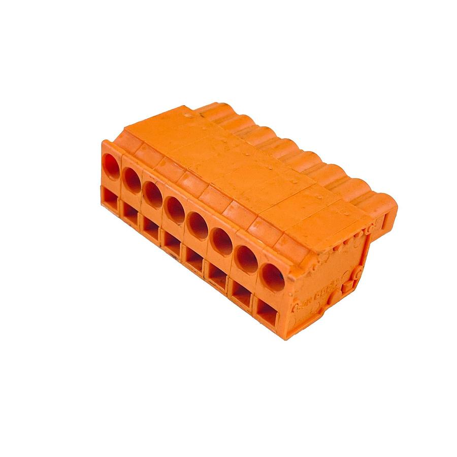 Used WAGO MCS MIDI 231 8-POLE PLUGGABLE TERMINAL BLOCK FEMALE CONNECTOR 300V 15A (2)