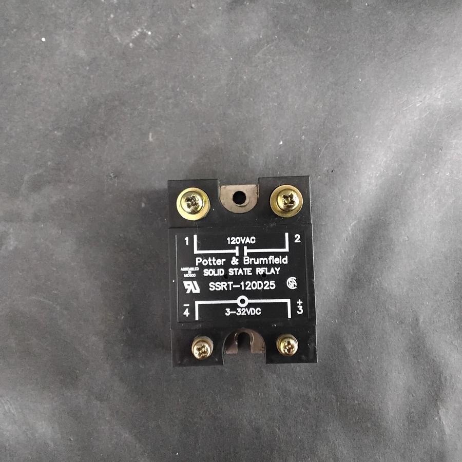 Used POTTER & BRUMFIELD SSRT-120D25 SOLID STATE RELAY ($15 OBO)
