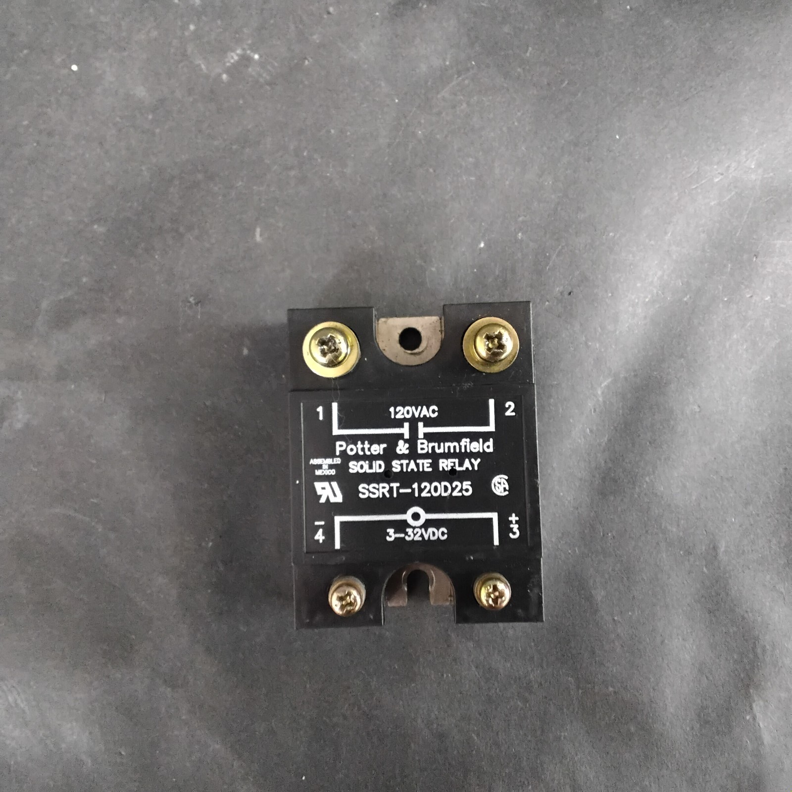 Used POTTER & BRUMFIELD SSRT-120D25 SOLID STATE RELAY ($15 OBO)